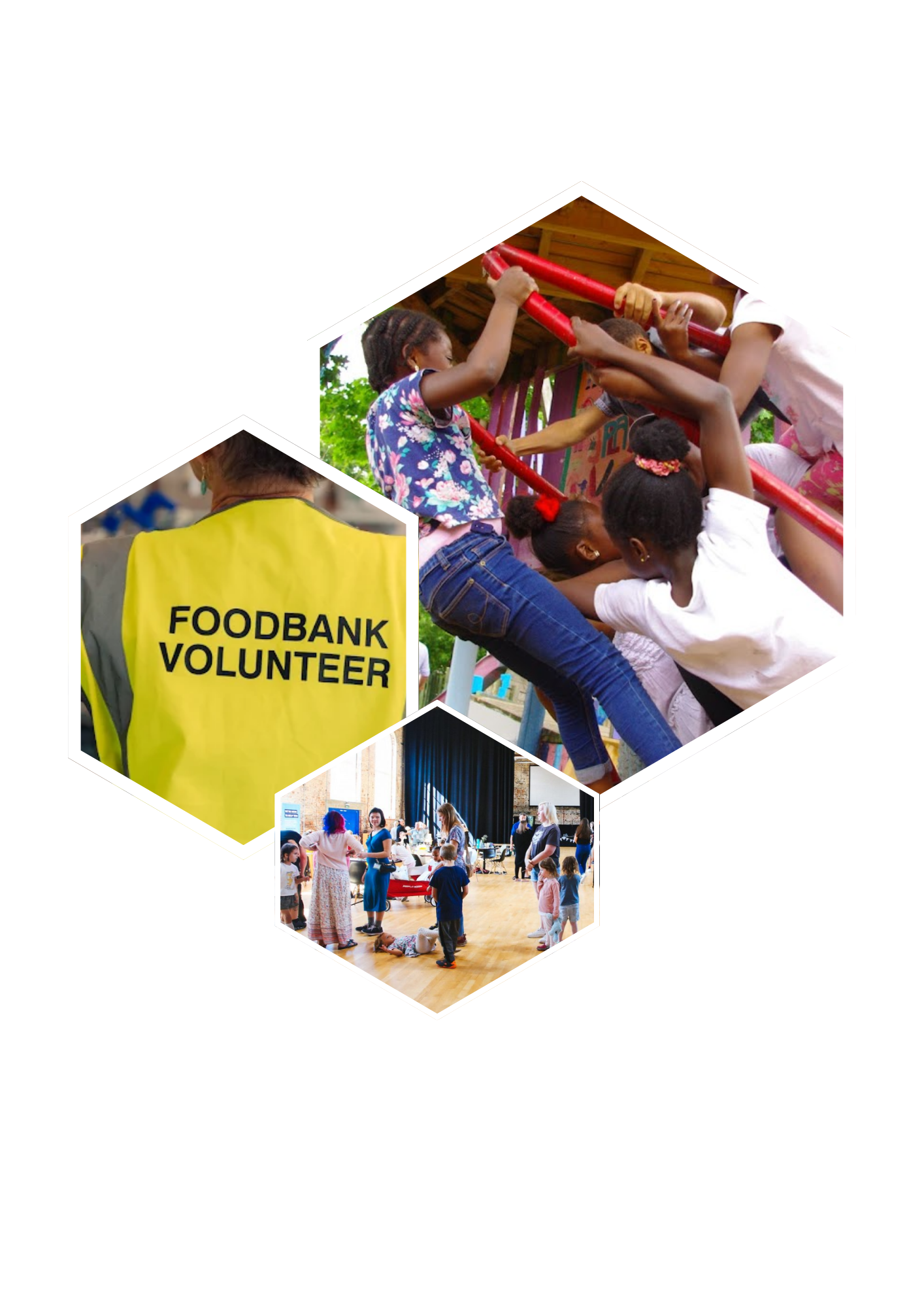 Community organizations delivering food, activities and local support